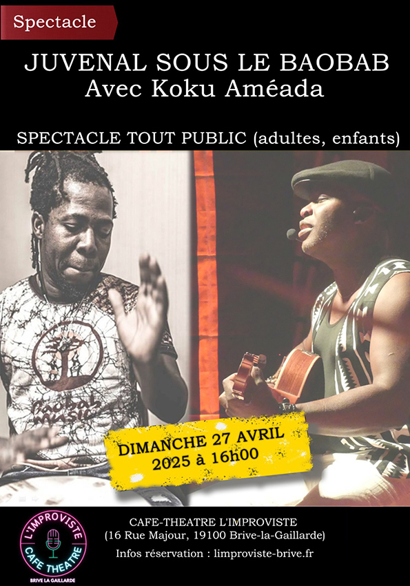JUVENAL SPECTACLE IMPROVISTE BRIVE