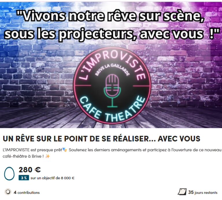 Campagne ulule - L'improviste de Brive