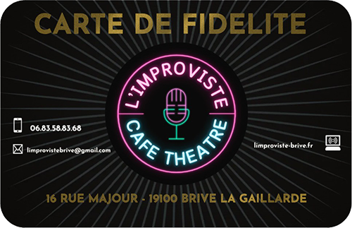 carte de fidélité limproviste - recto