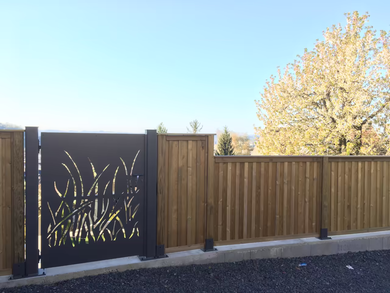 Clôture-Portail-Brise-vue JardinConseil - Aurillac Naucelles