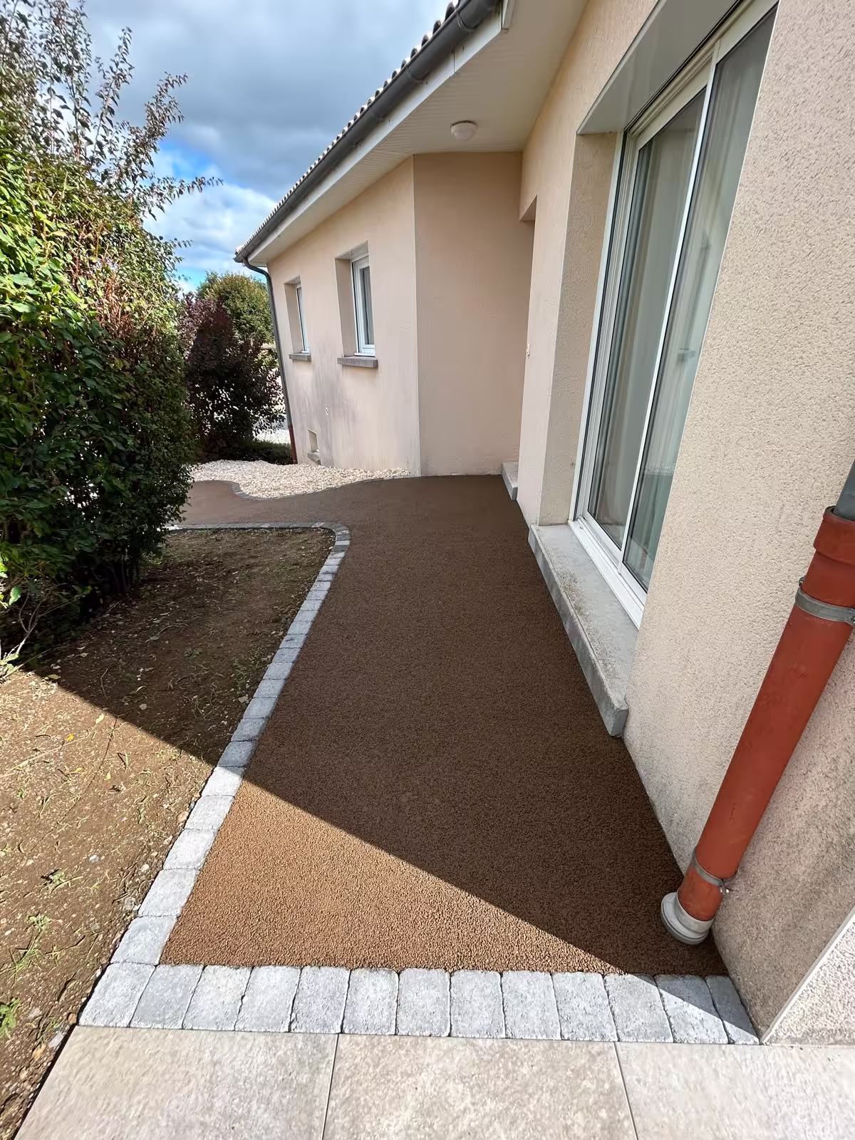 allée de jardin - circulation - jardin conseil naucelles Cantal